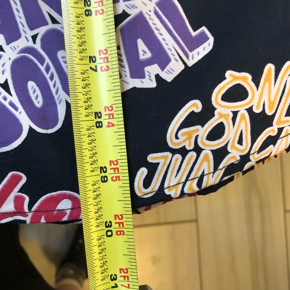 Eighty Eight Boys Graphic Button Down Shirt Collared SZ 18 Black with Graphics - Picture 12 of 12